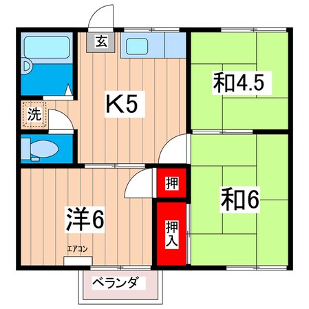 ハウスいまがわの物件間取画像